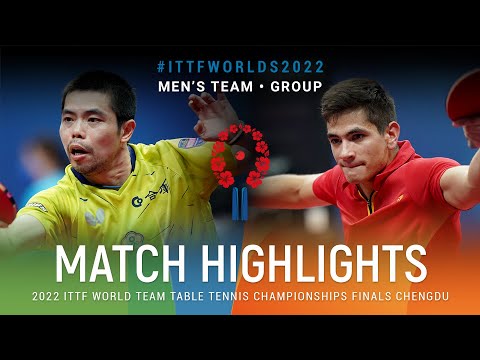 Highlights | Chuang Chih-Yuan (TPE) vs Martin Allegro (BEL) | MT Grps | #ITTFWorlds2022