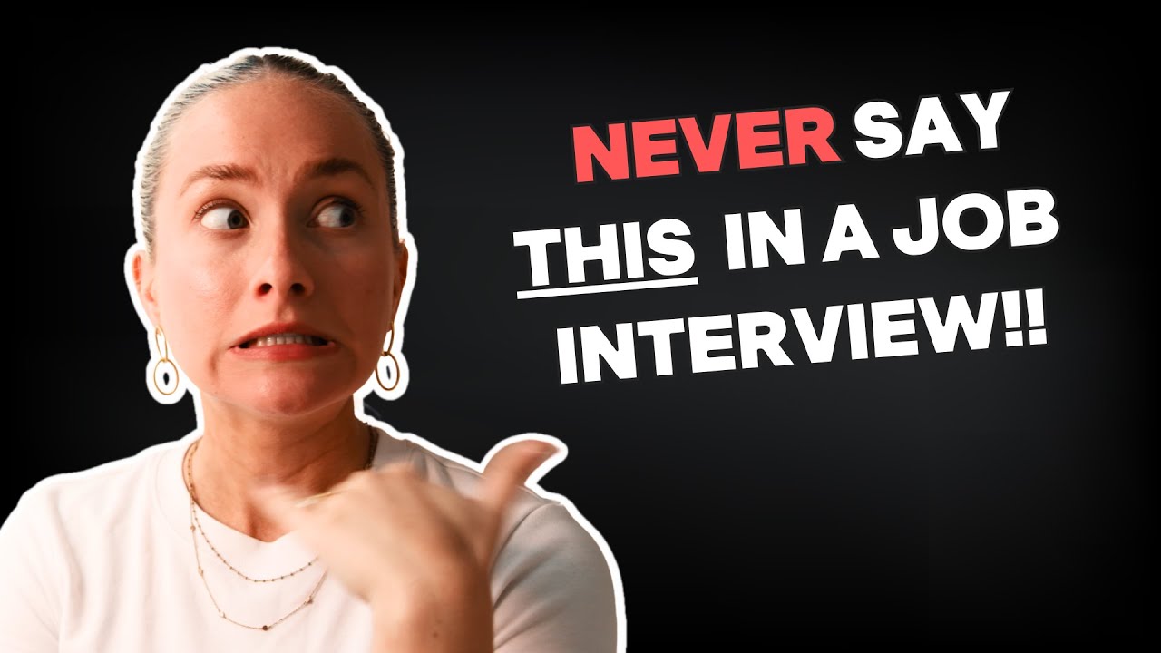 What should you not say on a job application?