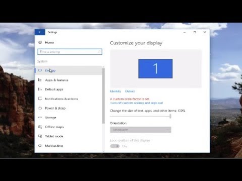 Windows 10 - How To Change Screen Resolution and Size