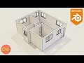 Quickest Floor Plan Model In Blender Part 1