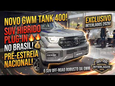 O GWM Tank 400 faz sua pré-estreia no Festival Interlagos 2026