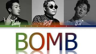 PSY feat. Bobby &amp; B.I -  BOMB [ Color Coded Rom/Eng/Albanian Lyrics ]