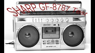 Sharp GF-8787 vintage Ghettoblaster oldschool Boombox Test