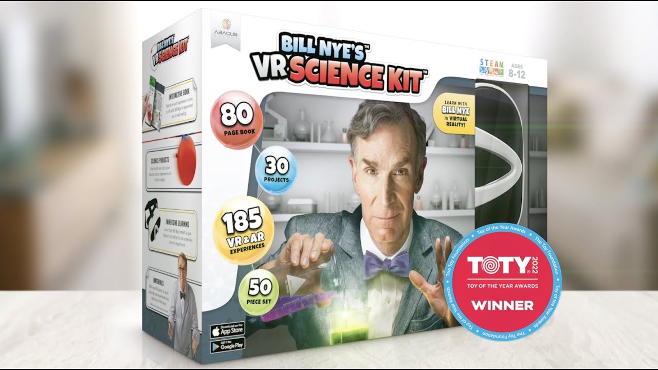 WINNER - TOY OF THE YEAR - BILL NYE'S VR SCIENCE KIT