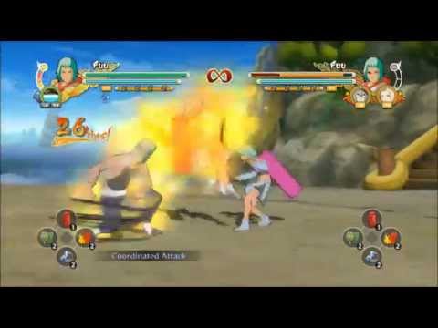 NUNS3: Fuu Item cancel Extra Hit Style combo w/Kakuzu Support