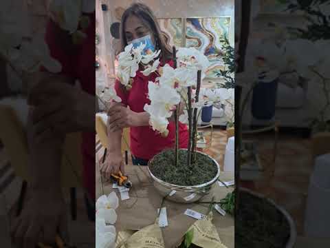 ¿Cómo hacer un arreglo de flores con orquídeas? By @decoracionestactuk