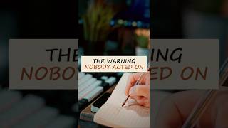 The Warning Nobody Acted On #Shorts