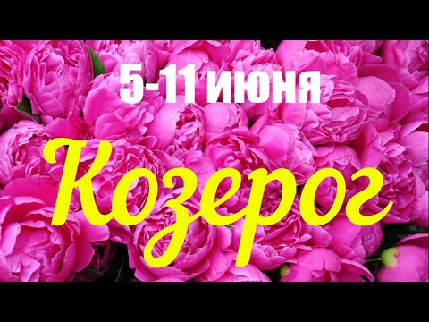 КОЗЕРОГ♑️Неделя с 5 по 11  июня.