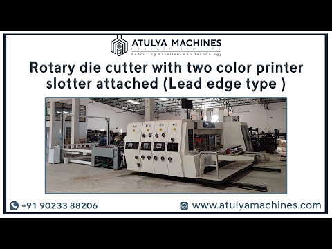 Printing Slotting Die Cutting Machine
