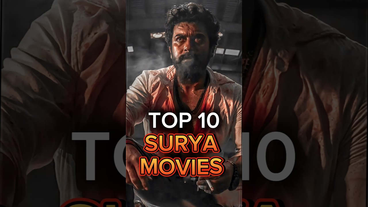 Top 10 Surya Movies You Must Watch! #surya #tamil #kollywood #malayalam #malayalamcinema #shorts