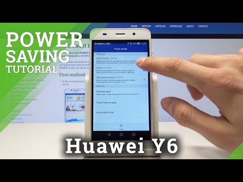 How to Save Battery on HUAWEI Y6 - Power Saving Mode
