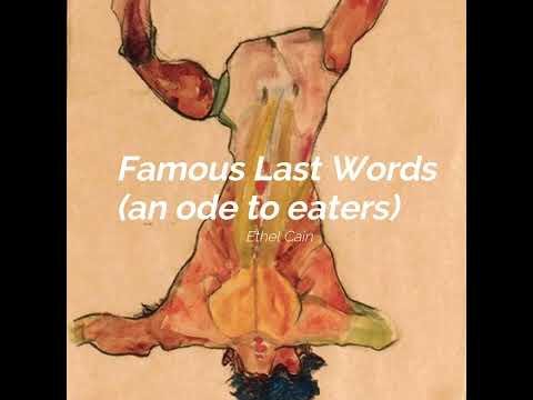 Famous Last Words (a ode to eaters) - Ethel Cain Sub español