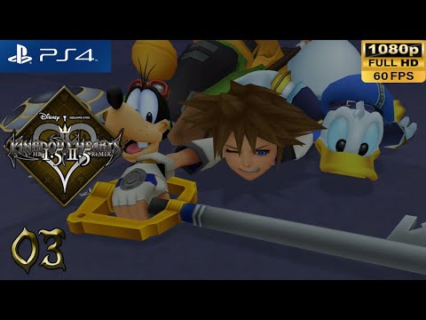 [PS4 1080p 60fps] Kingdom Hearts 1 Walkthrough Part 3 Traverse Town - KH HD 1.5 + 2.5 Remix