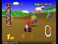 Mario Kart 64 Mushroom Cup Gameplay