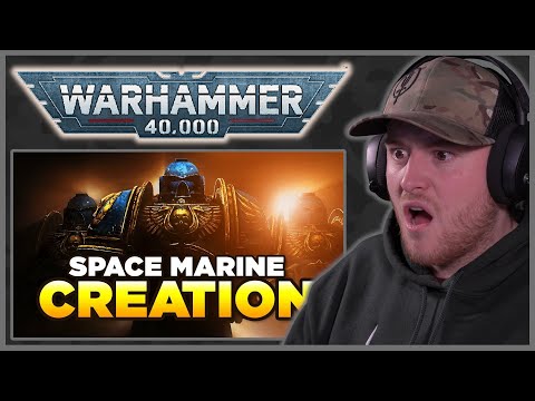 Royal Marine Reacts To SPACE MARINE CREATION/RECRUITMENT | LUETIN09