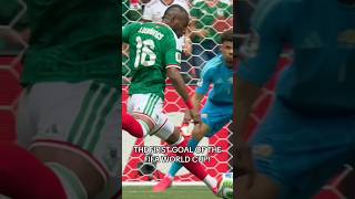 멕시코의 Julian Quiñones가 #FIFAWorldCup의 첫 번째 득점자입니다! ???????? #fifaworld쿠폰