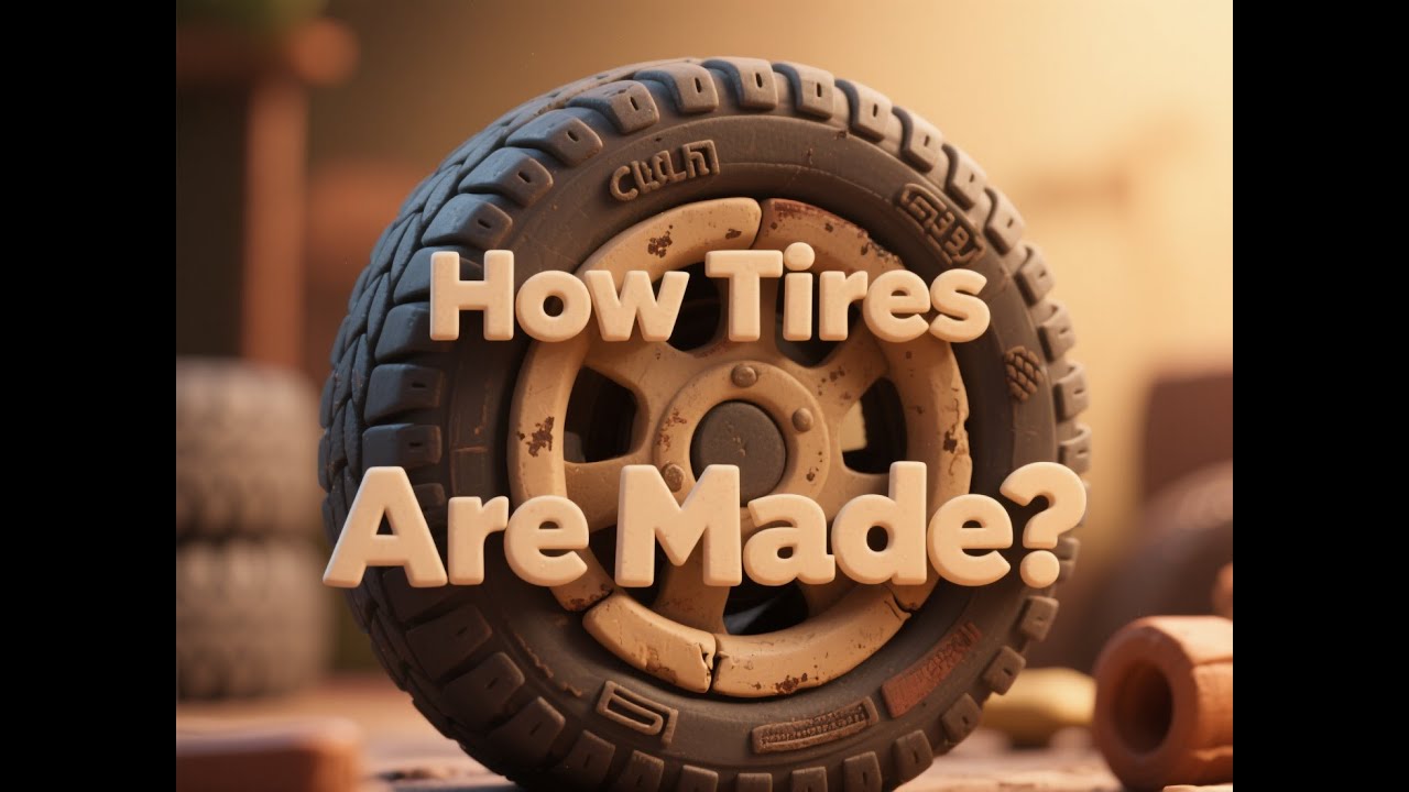 How Tires Are Made Inside a Tire Factory Step by Step | Tire Manufacturing Process Explained | Kids
