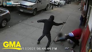 NYPD search for man who opened fire on Bronx children l GMA