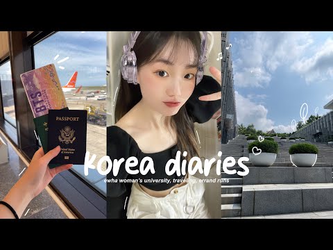 KOREA VLOG EP1  🇰🇷: first days in seoul, traveling solo, exploring hongdae, ewha exchange program
