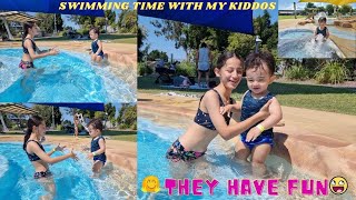 Swimming time with my Kiddos