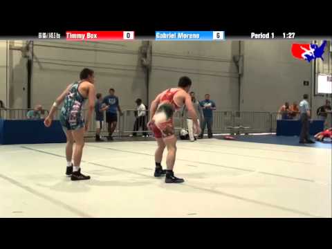 Timmy Box vs. Gabriel Moreno at 2013 Junior Nationals - FILA - FS