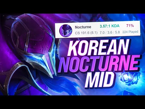 MEET MOGUBABY - 71% WIN RATE KOREAN CHALLENGER with NOCTURNE MID!!!