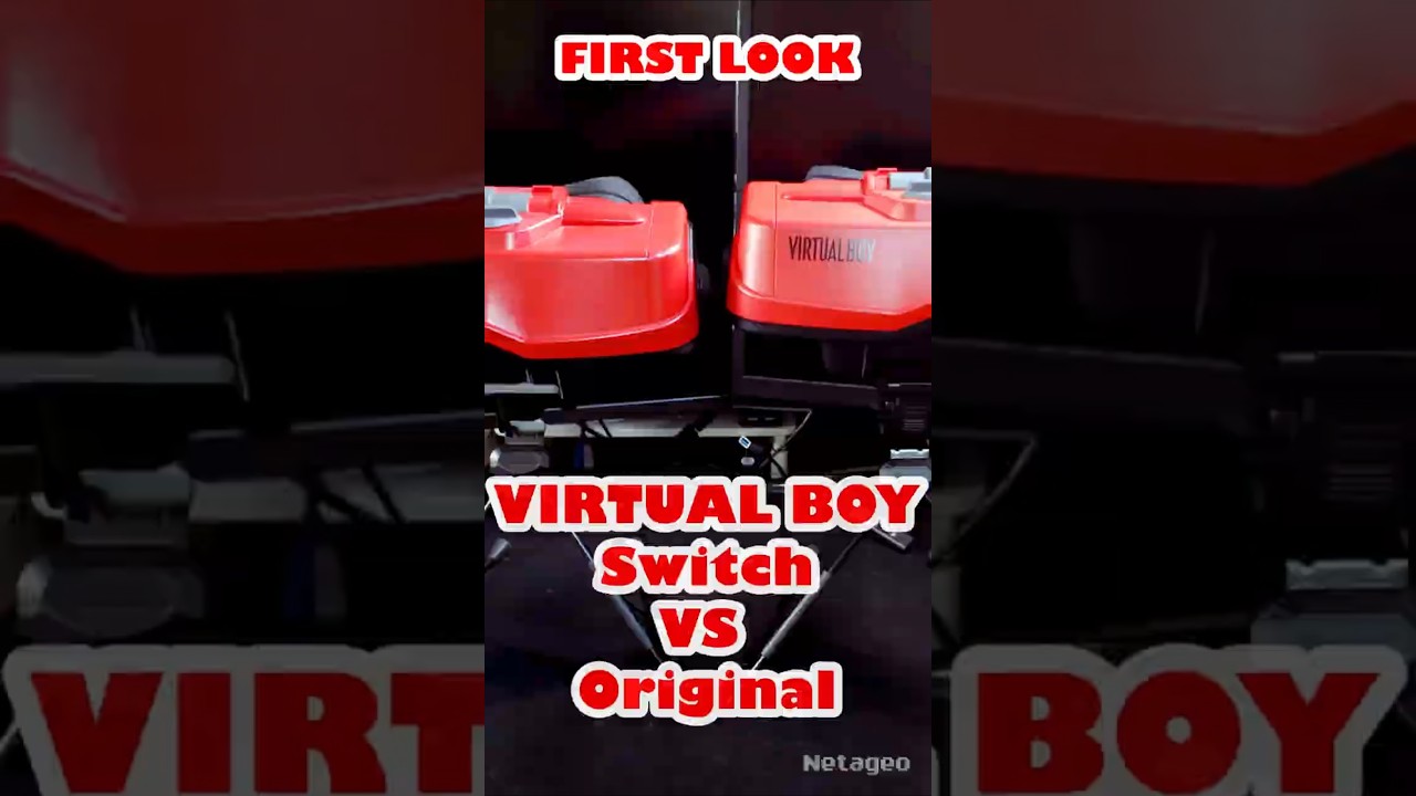Virtual Boy Switch même look que l’original ?! #gaming #japan #neoretro  #retrogaming