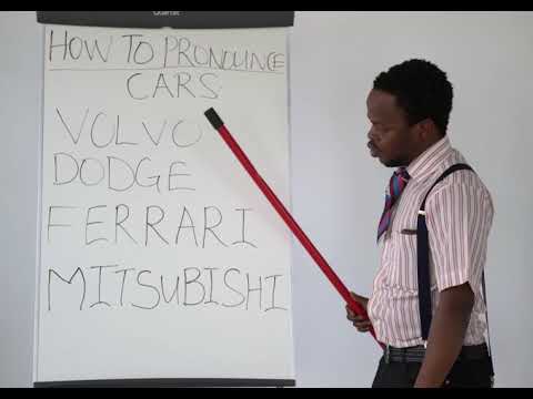 How To Pronounce Cars - Class Two
