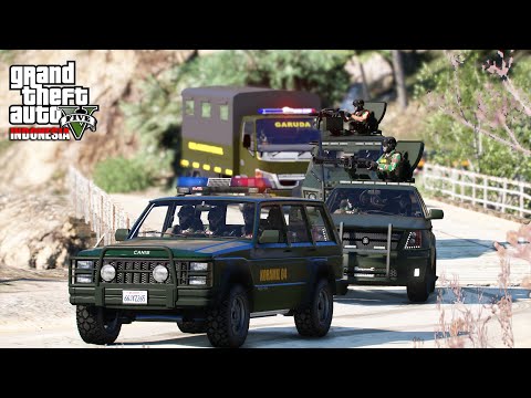 Kopassus and the Indonesian Army Raid a KKB Nest! - GTA 5 Mod Indonesia