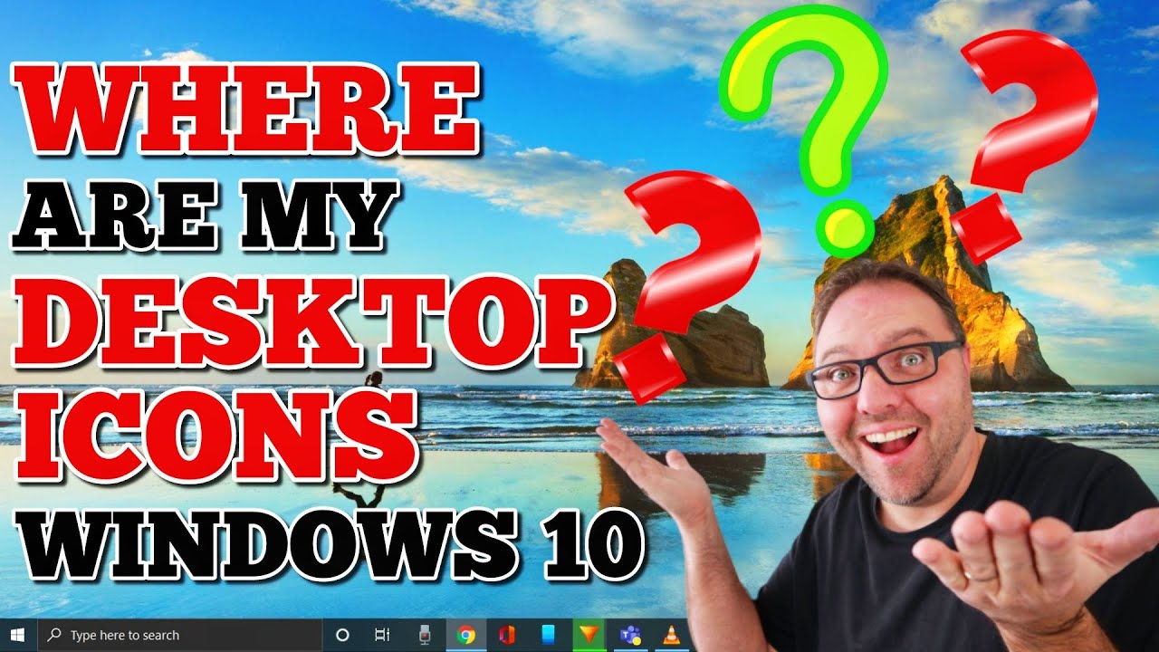 How to Restore Desktop Icons | Desktop Icons Missing | Windows 10