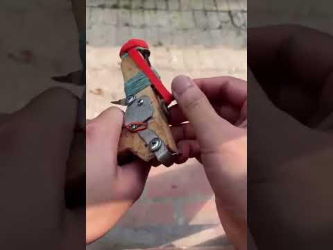 Armas casera muy fácil de hacer. #armas #casera