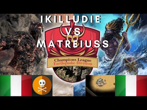 Matreiuss (Poseidon) vs IKill_UDie (Kronos) - Earthquake Division (Game 1) ft. ChronoJJ