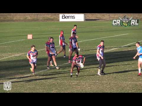 2017 CRRL Round 9 1st Grade Highlights - Tuggeranong Bushrangers Vs. Queanbeyan Blues