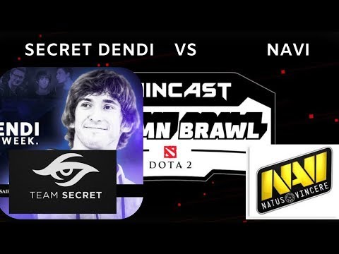 NAVI VS  ( DENDI)SECRET  #dota2 #Maincast