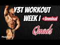 Your Y3T Program - Week I Workout /Quads (Legday) by IFBB Pro Coach Neil Hill