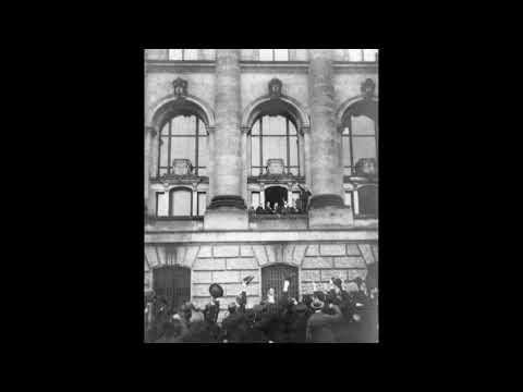 Die Ausrufung der Weimarer Republik durch Philipp Scheidemann