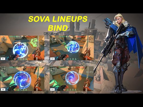 SOVA SHOCK DART LINEUPS ON BIND VALORANT.[NEW]