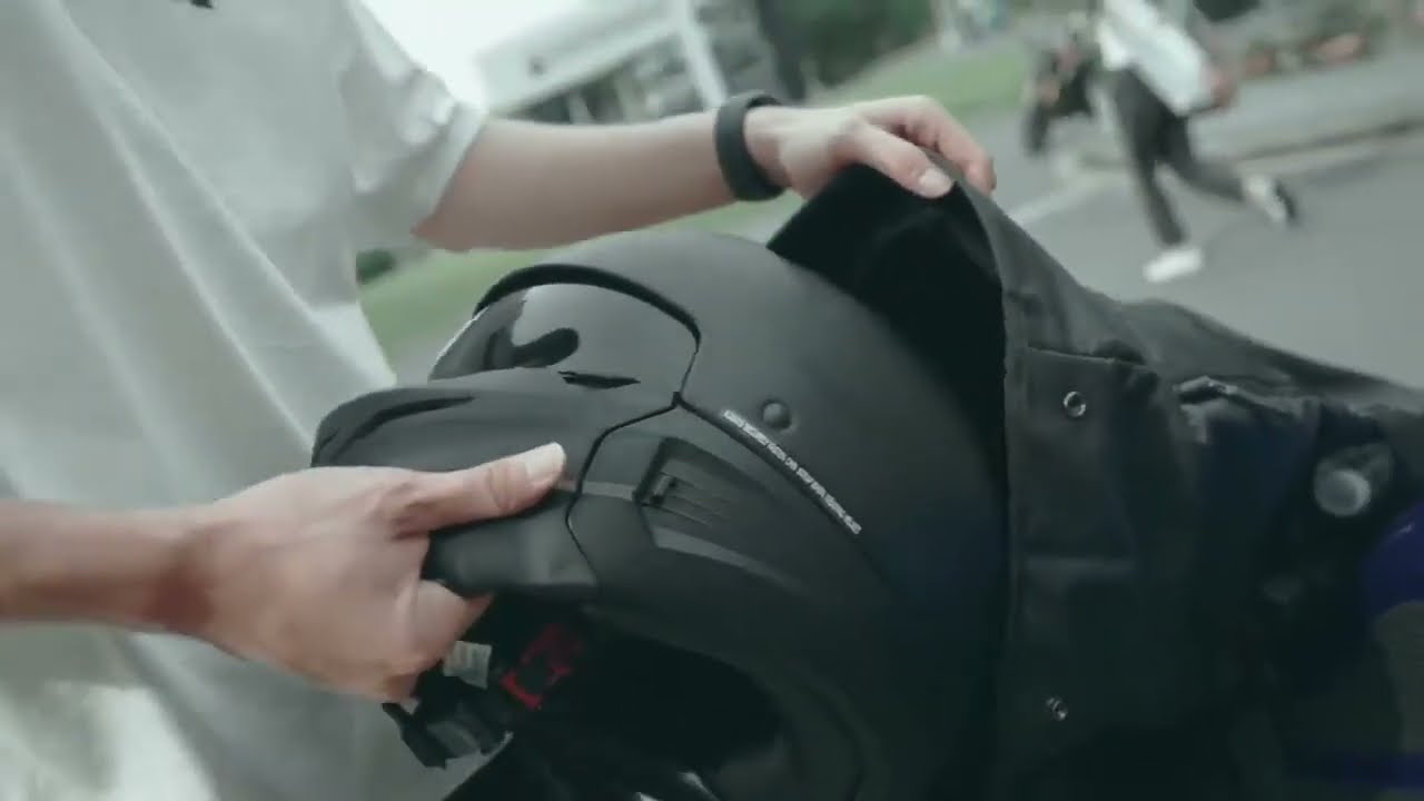 Bolso Para Casco De Motocicleta Rhinowalk de 45 L Negro