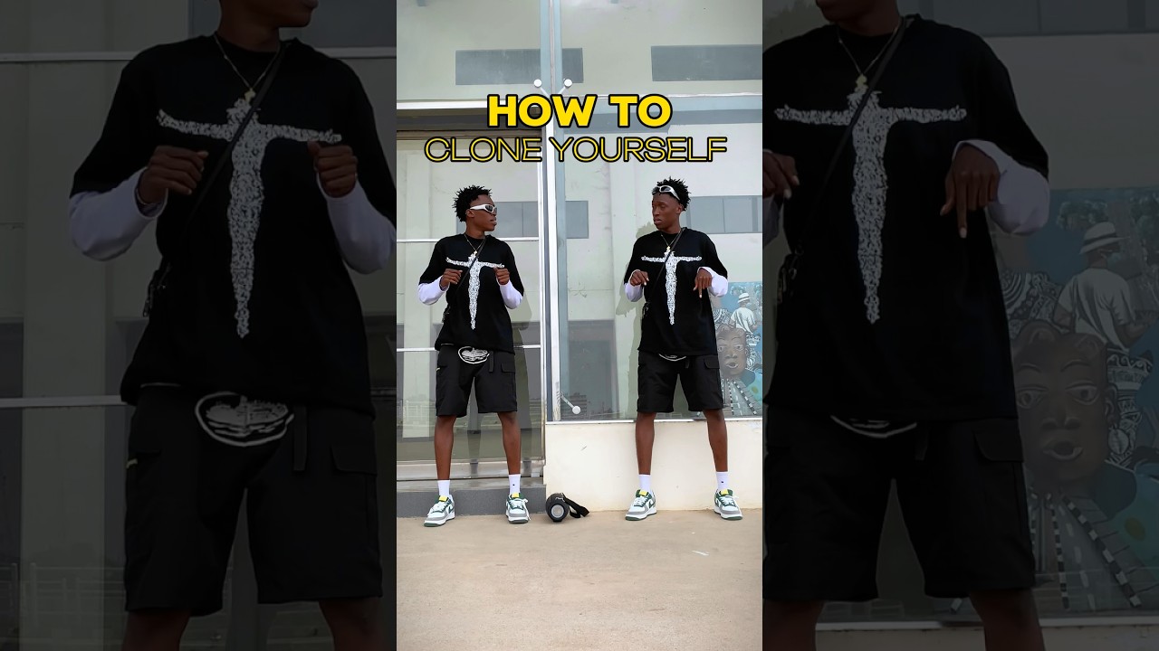 Tutorial on How to clone yourself #edits #capcut #dance