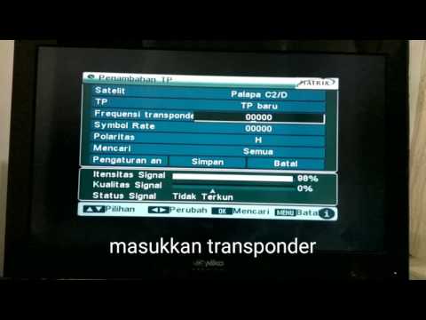 Scan Manual channel $TVN Palapa D jika Scan otomatis gak nyantol