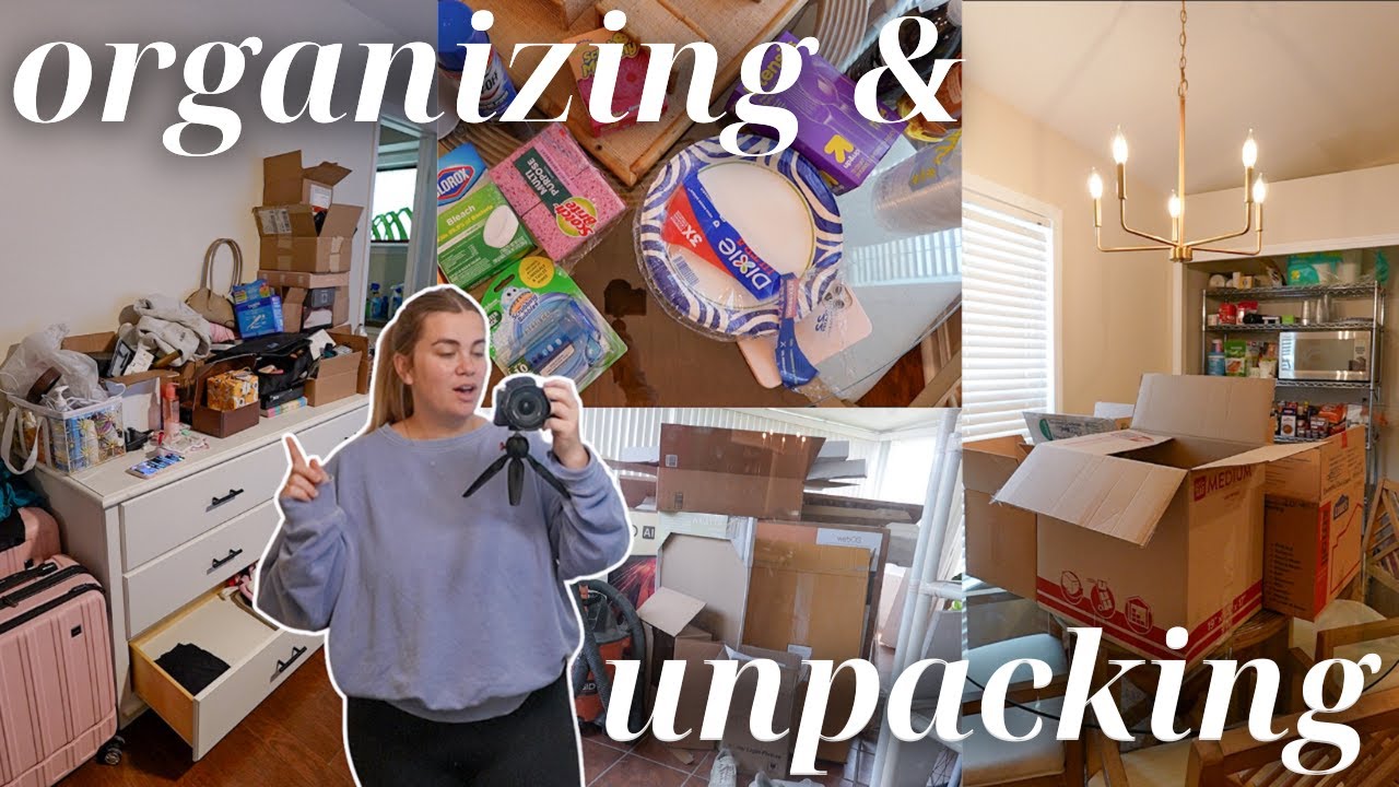vlog: *unpacking & organizing* the new house! ✨ moving vlog 2025