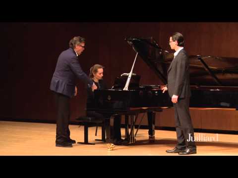 Thomas Hampson Master Class, January 28, 2015: William Goforth & Valeriya Polunina