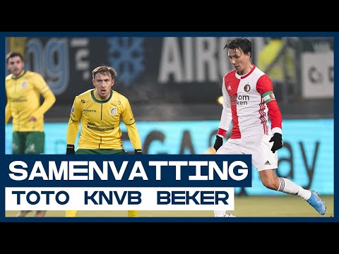 HIGHLIGHTS | Bekerduel Fortuna - Feyenoord geteisterd door mist