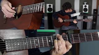 Fingerstyle guitar lesson: Strolling Down The Highway