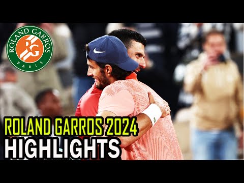 Novak Djokovic vs Lorenzo Musetti Round 3 Highlights | Roland Garros 2024