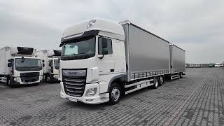 DAF XF 480 / ZESTAW TANDEM / SSC / OŚ PODNOSZONA / PRZYCZEPA WECON /