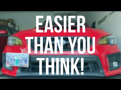 How To BLEED Your Clutch | 2015+ SUBARU WRX (PERRIN Pitch Stop Brace Install)
