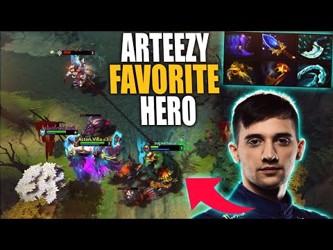 Arteezy playing his FAVORITE hero from TI... BIG and clowny plays...