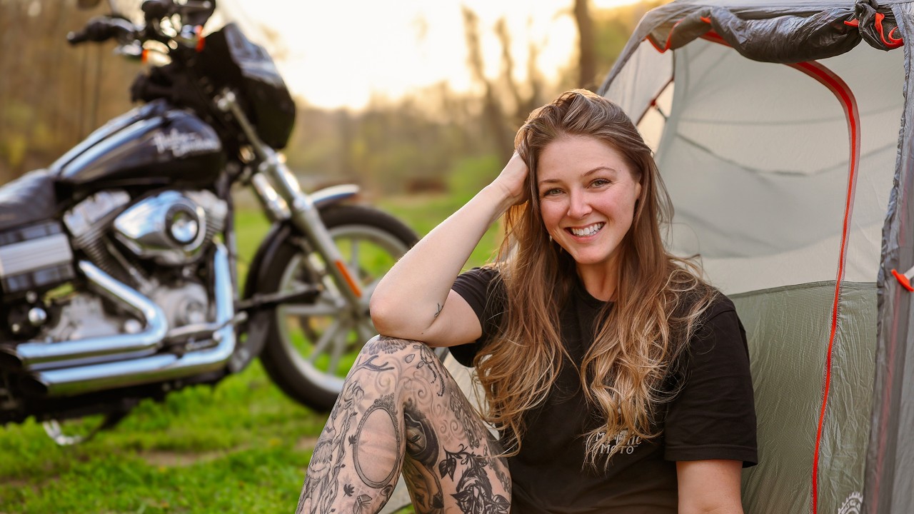Solo Camping With My First Harley-Davidson