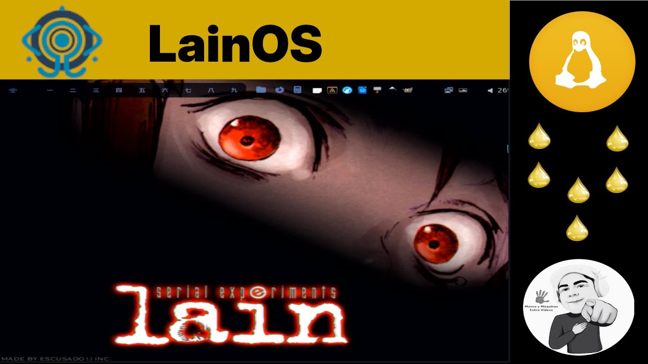 LainOS Arch + sway o Openbox estilo Otaku 😁